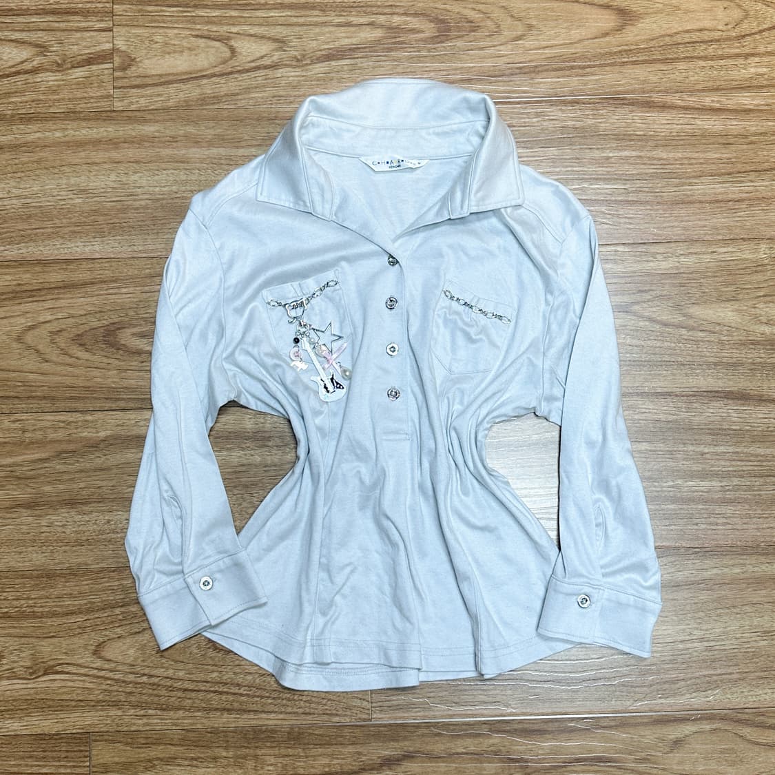 빈티지 체인 티셔츠 오네갸루 로걀 라떼 페어리 코이세이오깔 공겜여주 고딕 상품이미지1