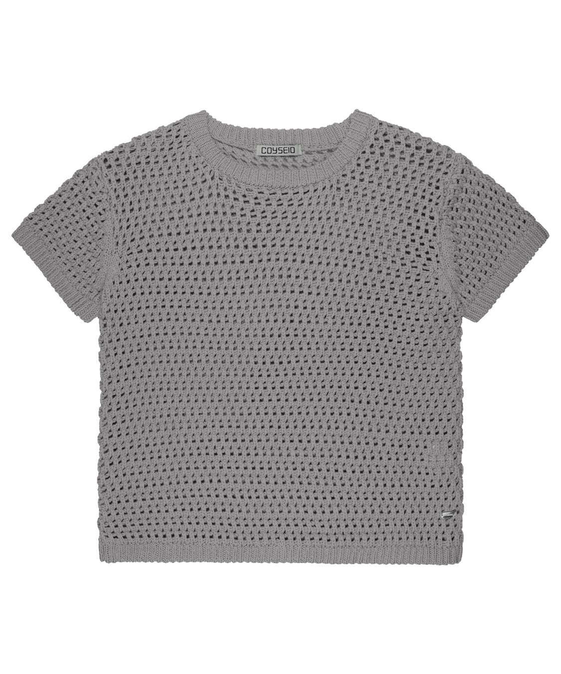POING HALF KNIT GREY 상품이미지1
