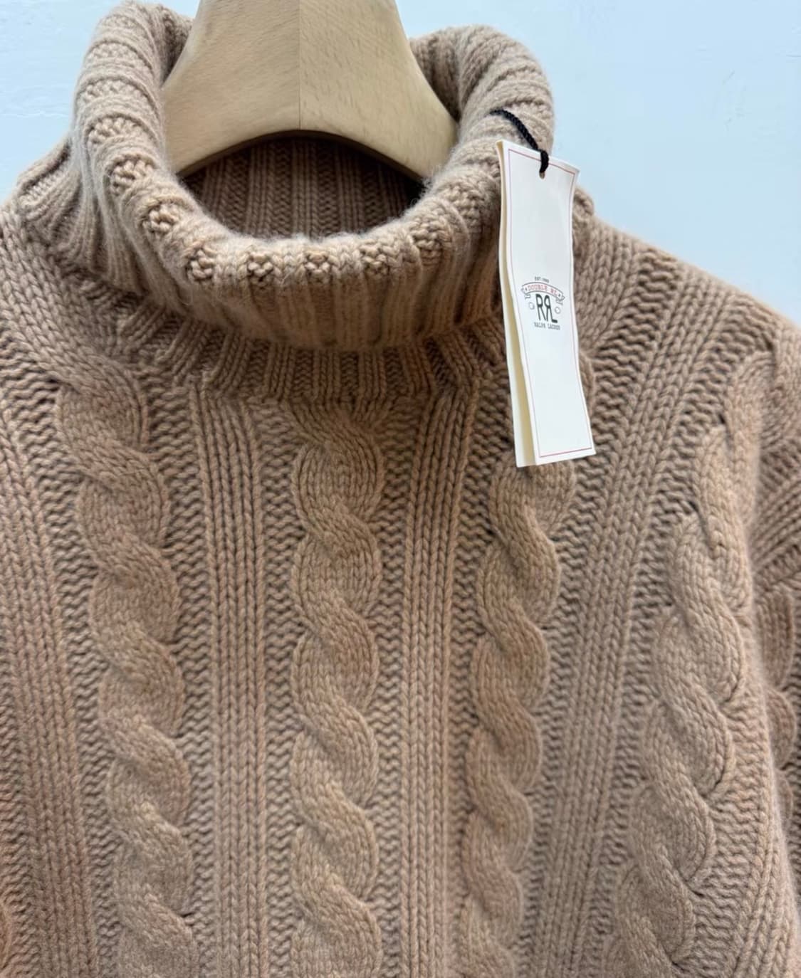 RRL 남성 폴라 꽈배기 니트 xl  상품이미지1