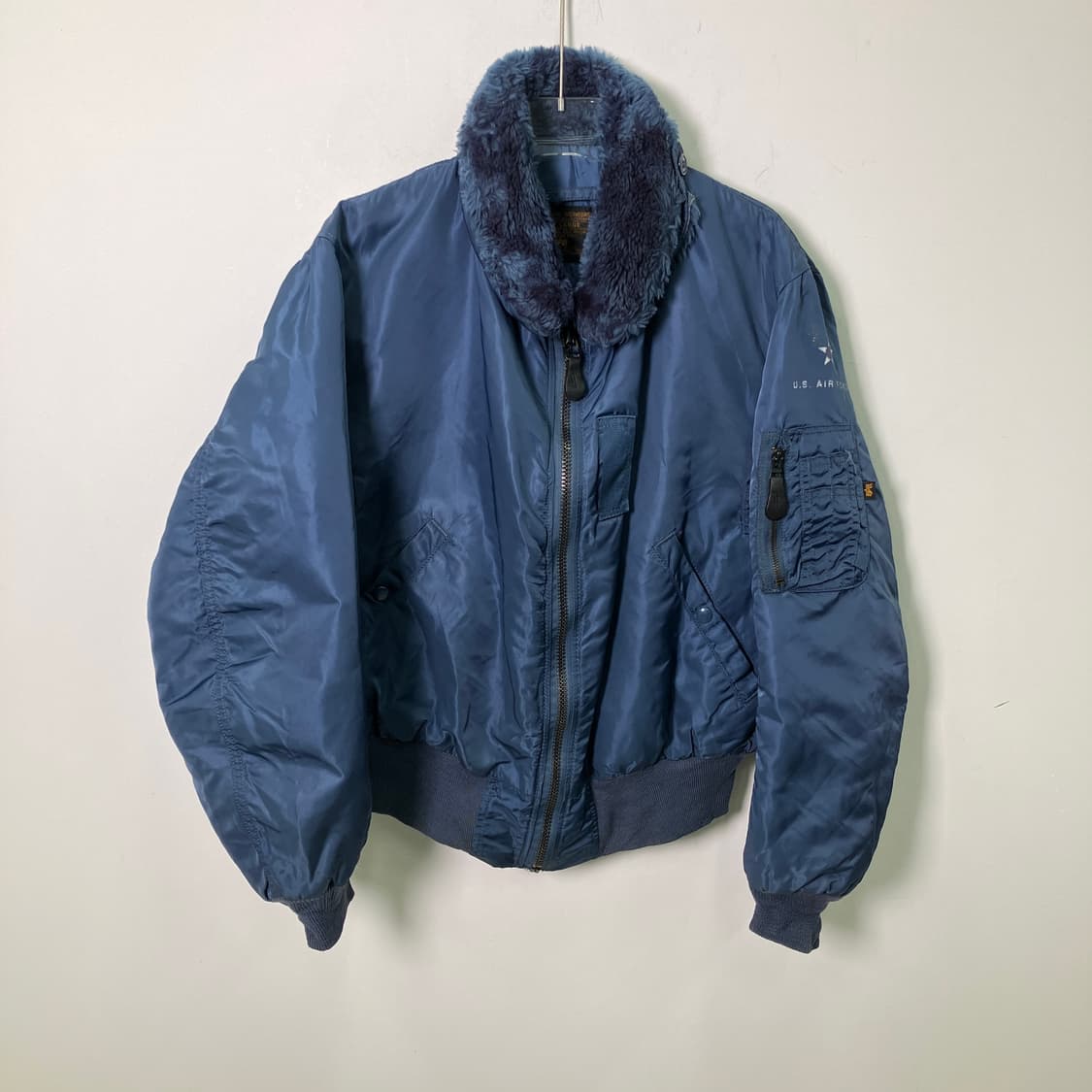 알파인더스트리 블루 B-15C 플라이트 점퍼 L 상품이미지1