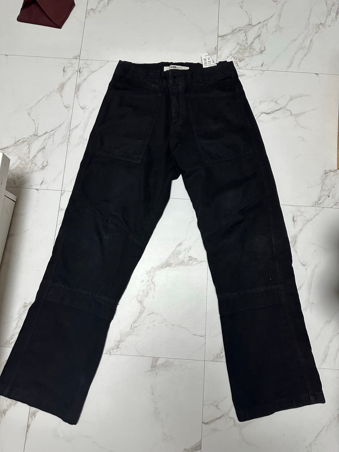 플라스틱 프로덕트 웨이브 지퍼 팬츠 S 상품이미지1