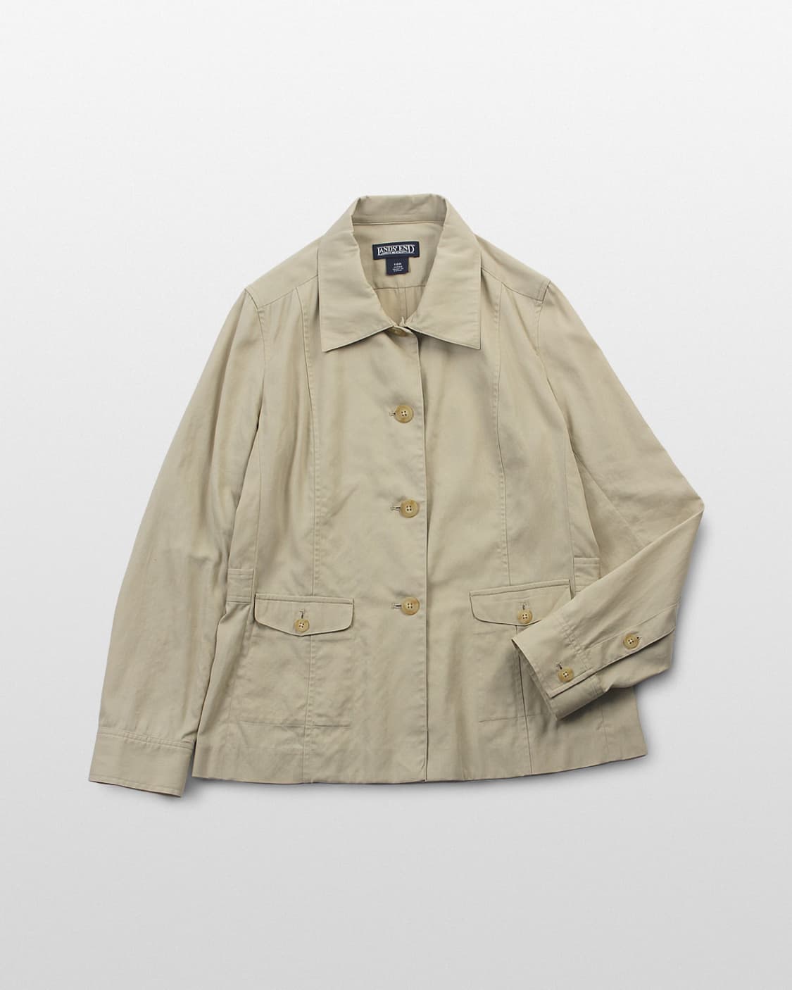 LANDS' END Cotton Short Coat 상품이미지1