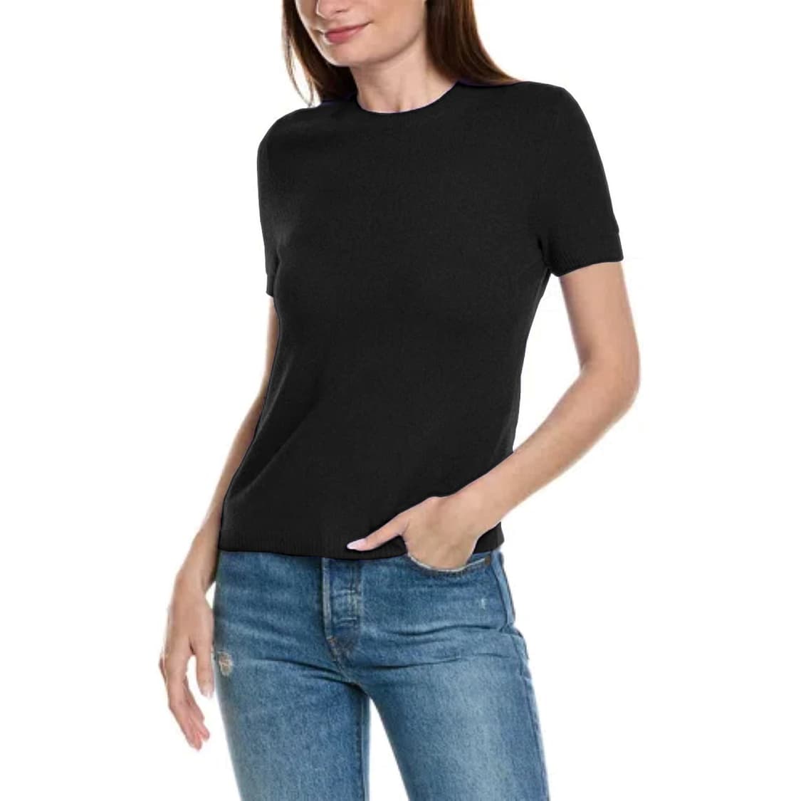 띠어리 23 실크 부클 탑 상품이미지1