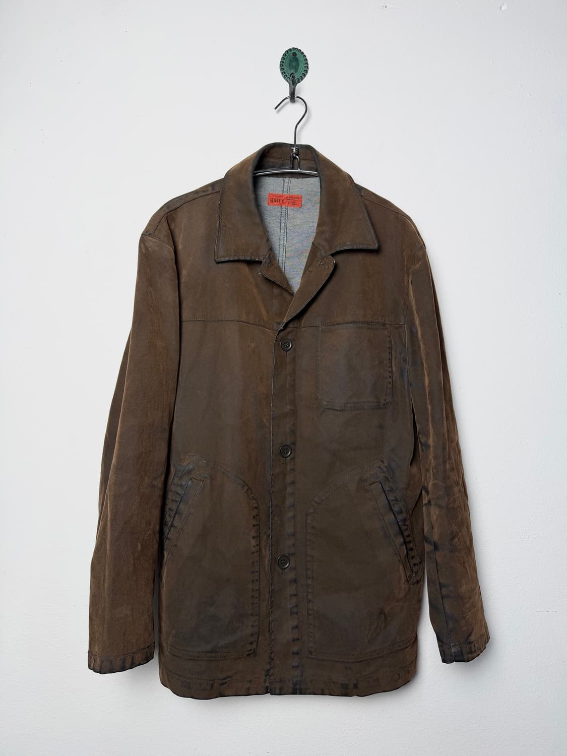 BAFFY 레이온 코티드 데님 자켓 상품이미지1