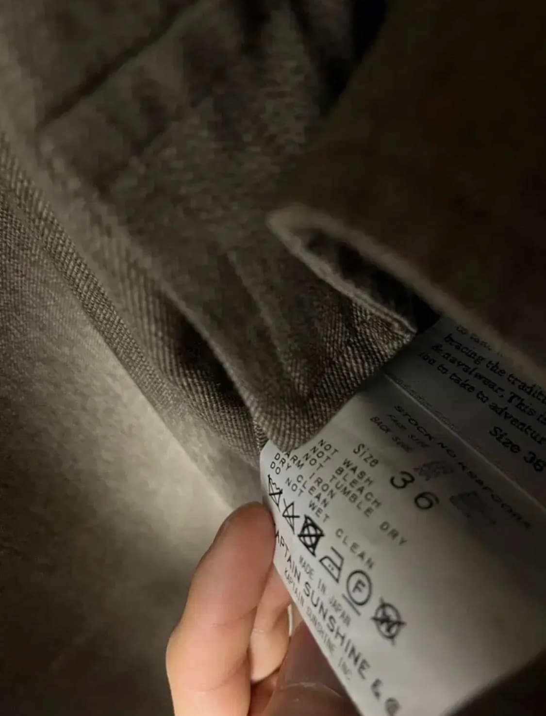 (36) 캡틴선샤인 리버시블 건클럽 코트 상품이미지2