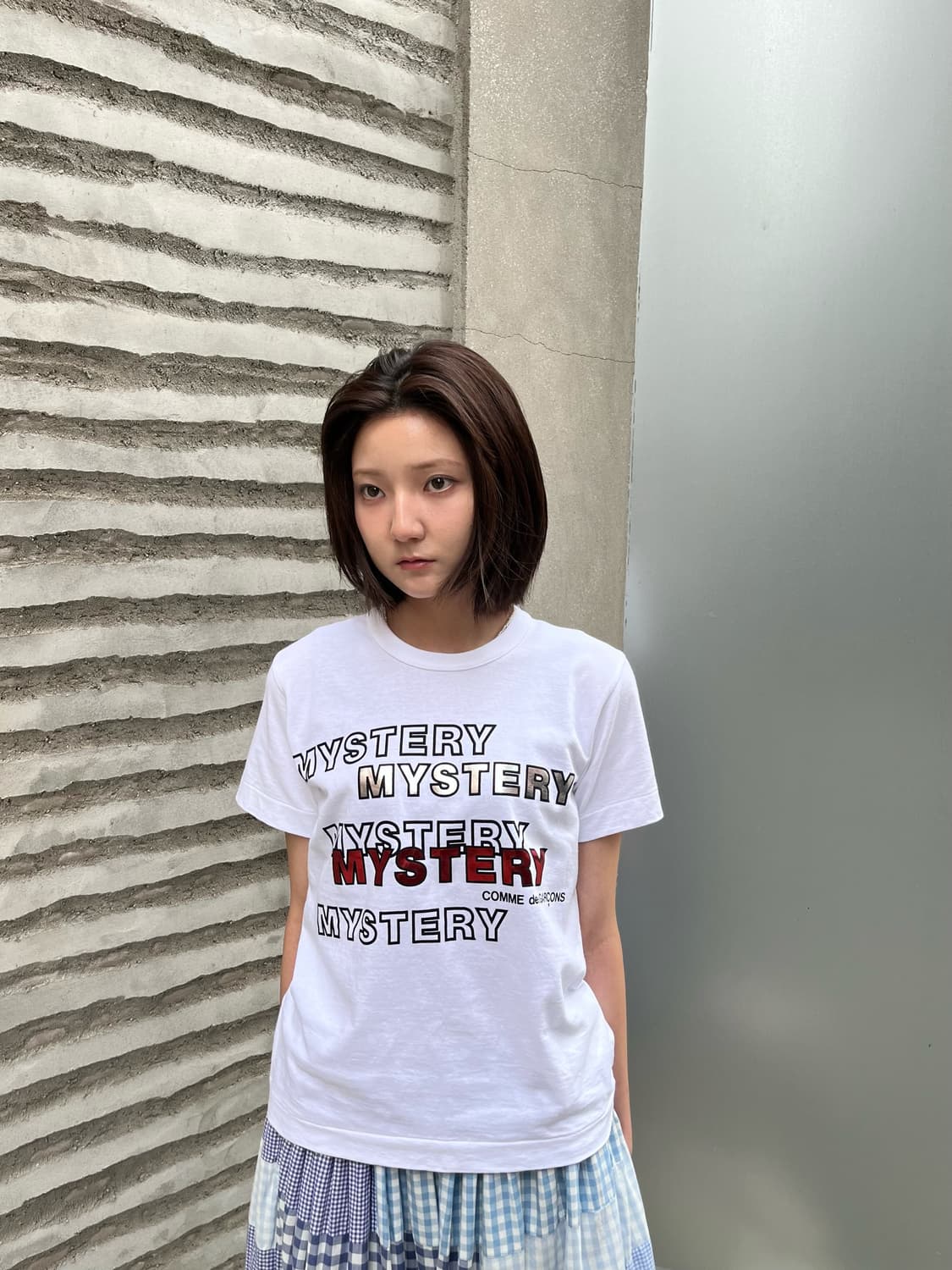 꼼데가르송 레터링 티셔츠 상품이미지1