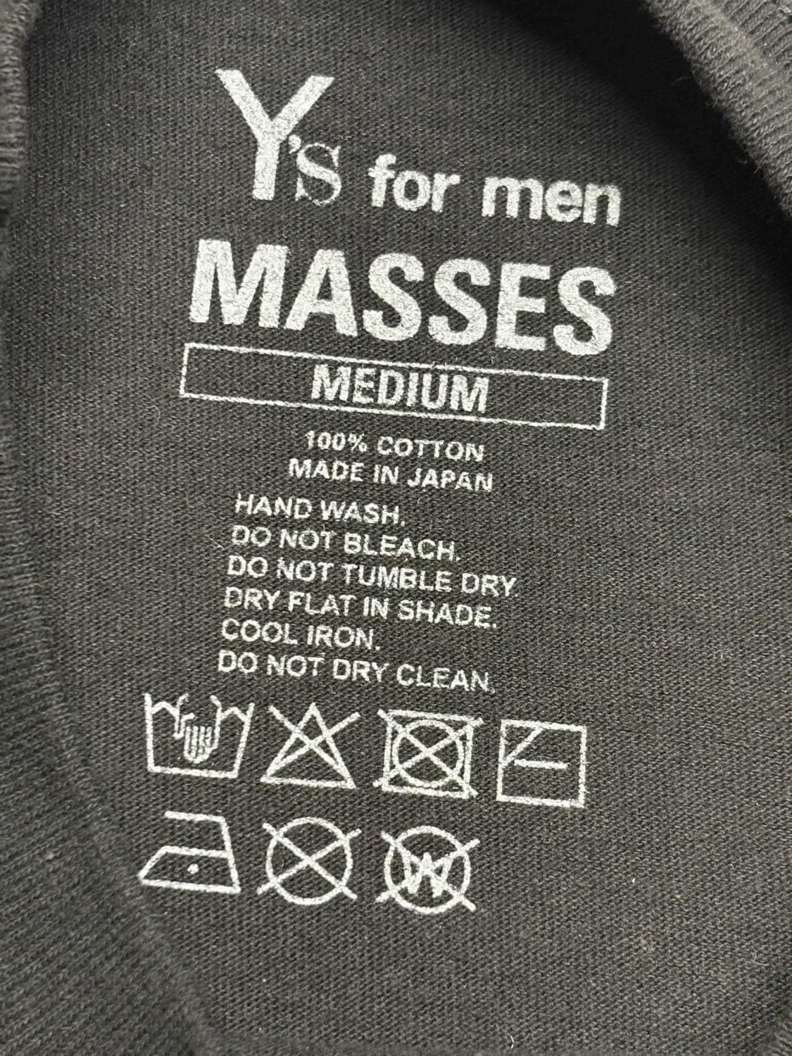 Y's for men 요지 야마모토 x 마시스 그래픽 티셔츠 상품이미지4