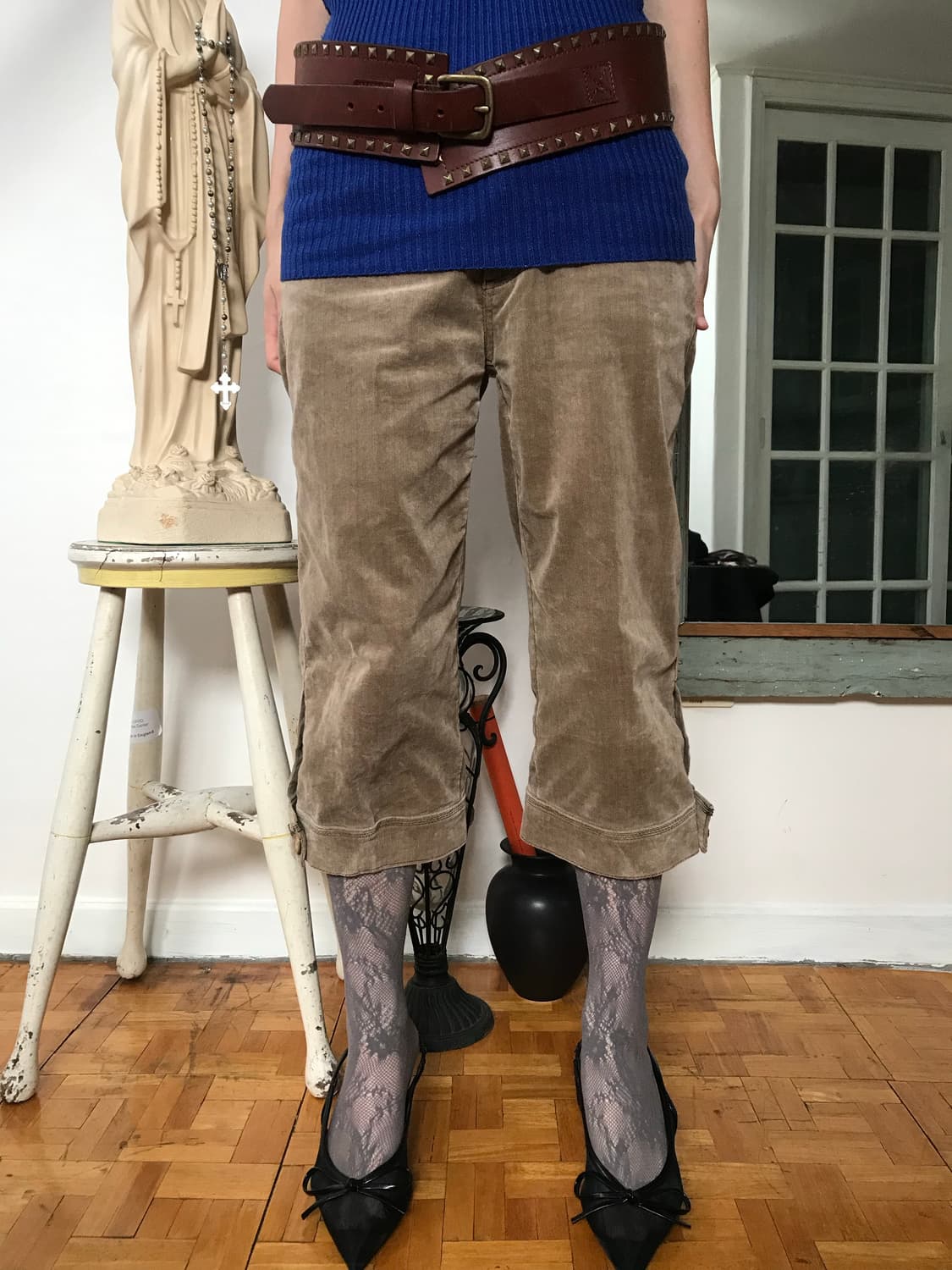 vintage corduroy button pants (29inch) 상품이미지4
