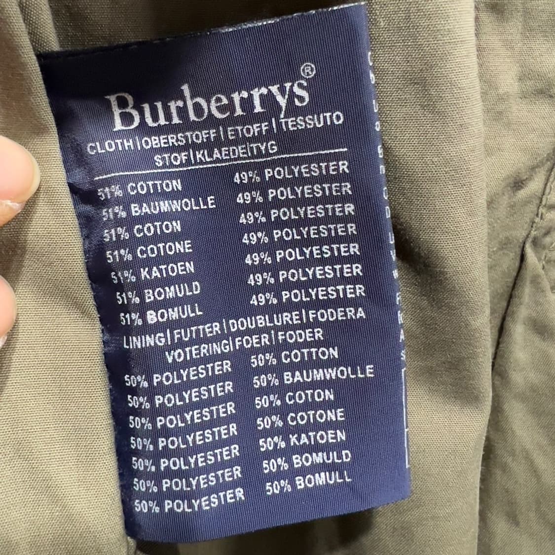 버버리 아카이브 트렌치코트 상품이미지7