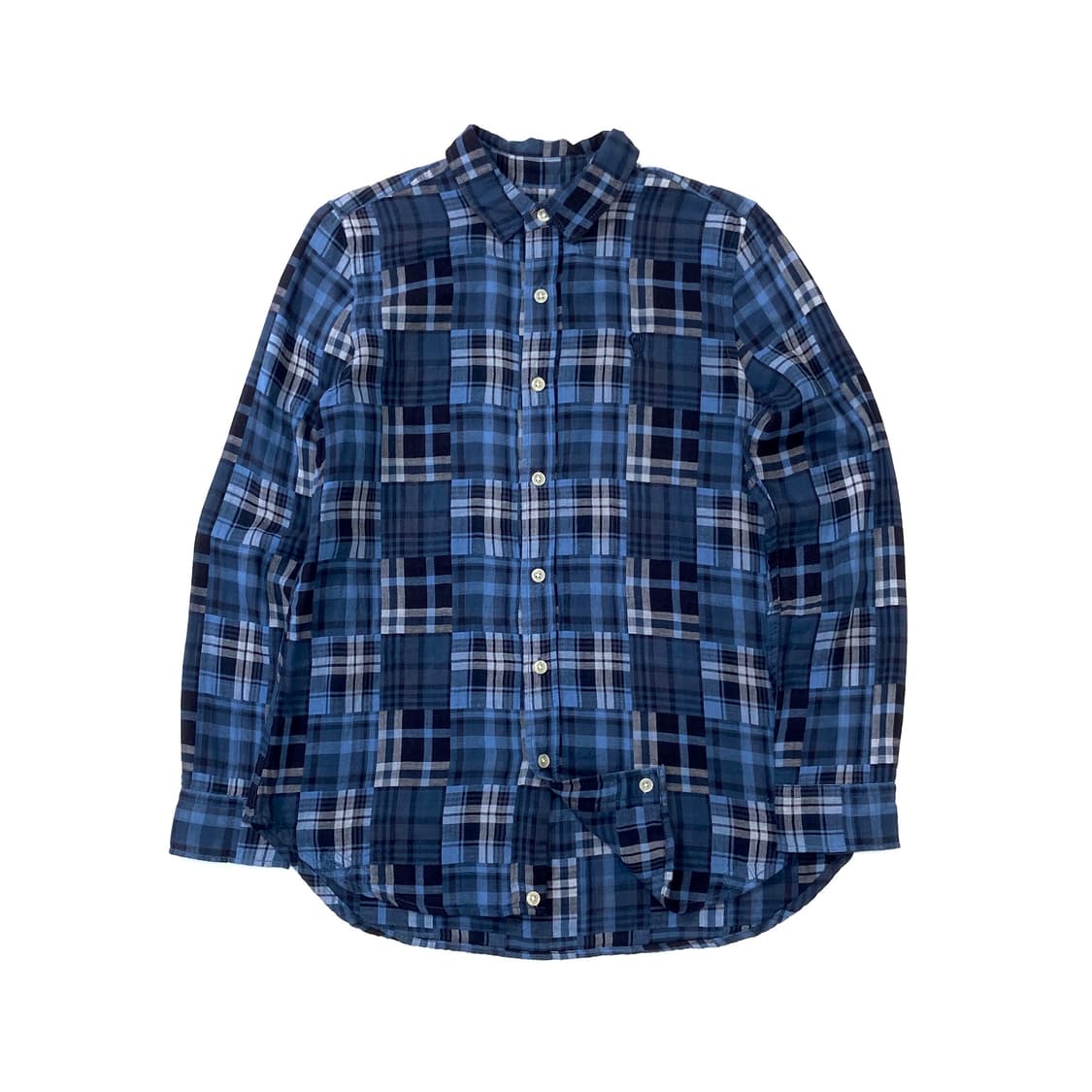 Coen patchy blue shirt 상품이미지1