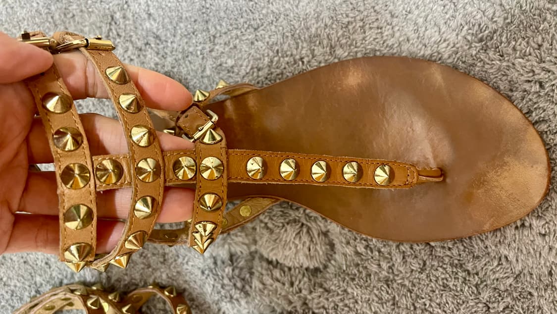 ASH 스터드 샌들 브라운/37사이즈 상품이미지9