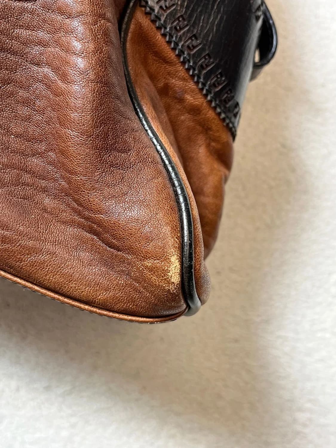 펜디 FENDI 00's Y2K 웨스턴 듀주르 토트백 Q1254 상품이미지3