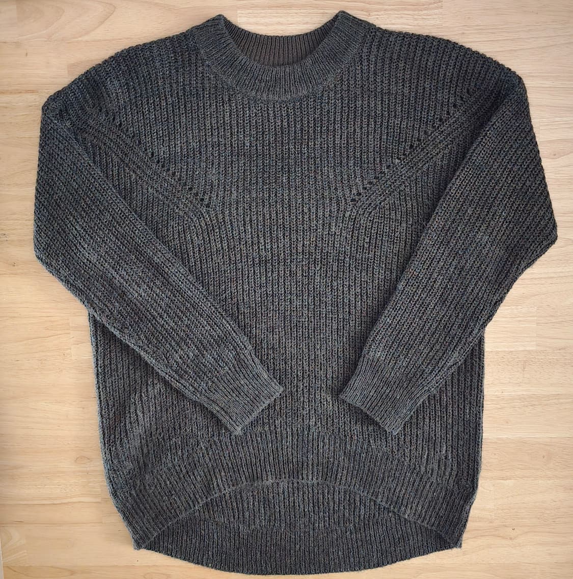 GLOBAL WORK 펄 카키 니트 상품이미지3