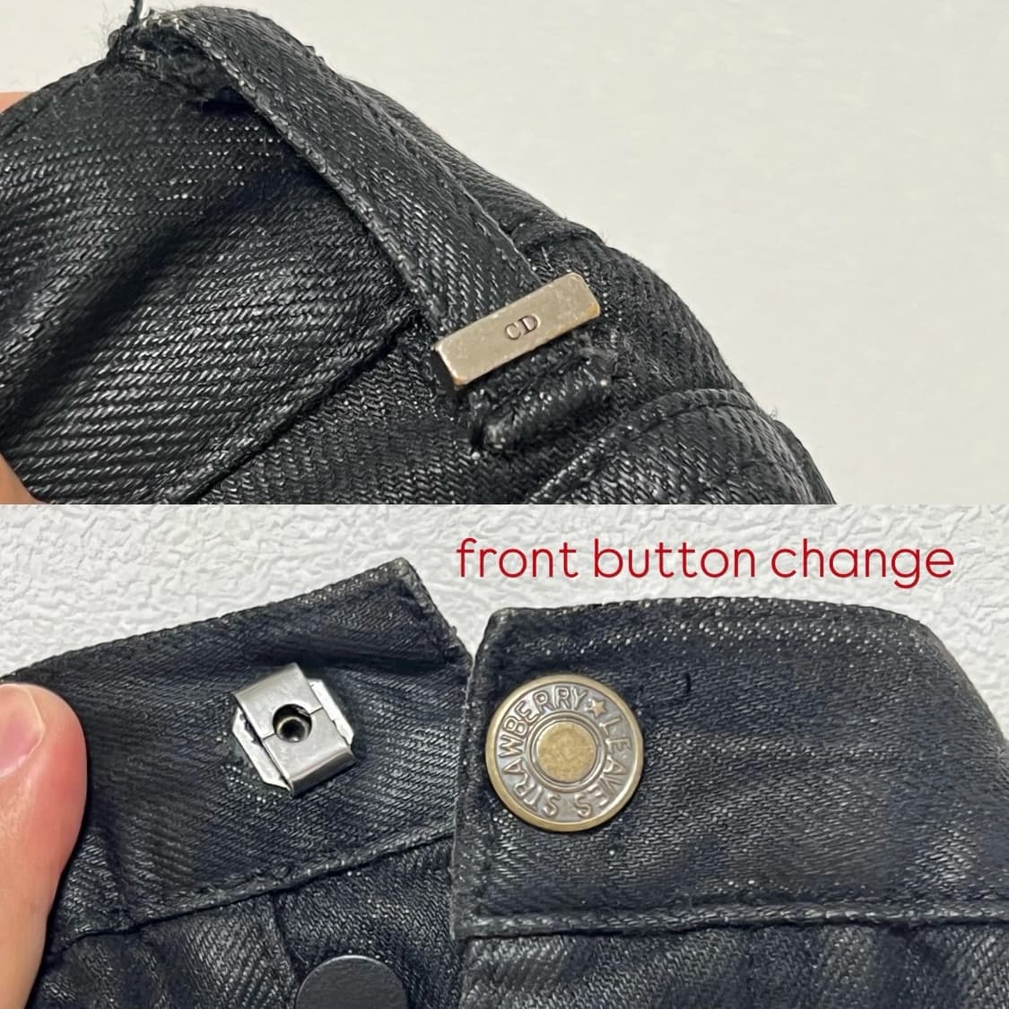 디올옴므 04SS "STRIP" 왁스 디스진 디스트로이드진 상품이미지7