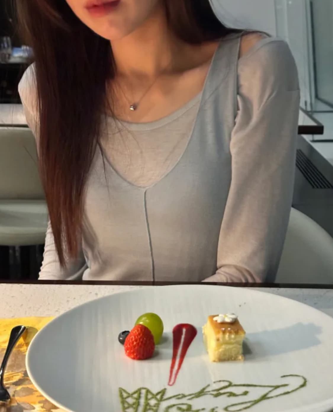 니어웨어 레이어드 나시 티셔츠 세트 스카이블루 상품이미지1