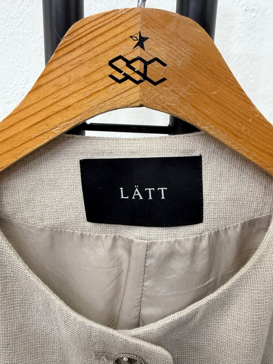 정품) LATT 래트바이트 한섬 22ss 린넨 블레이저 자켓 88 상품이미지6