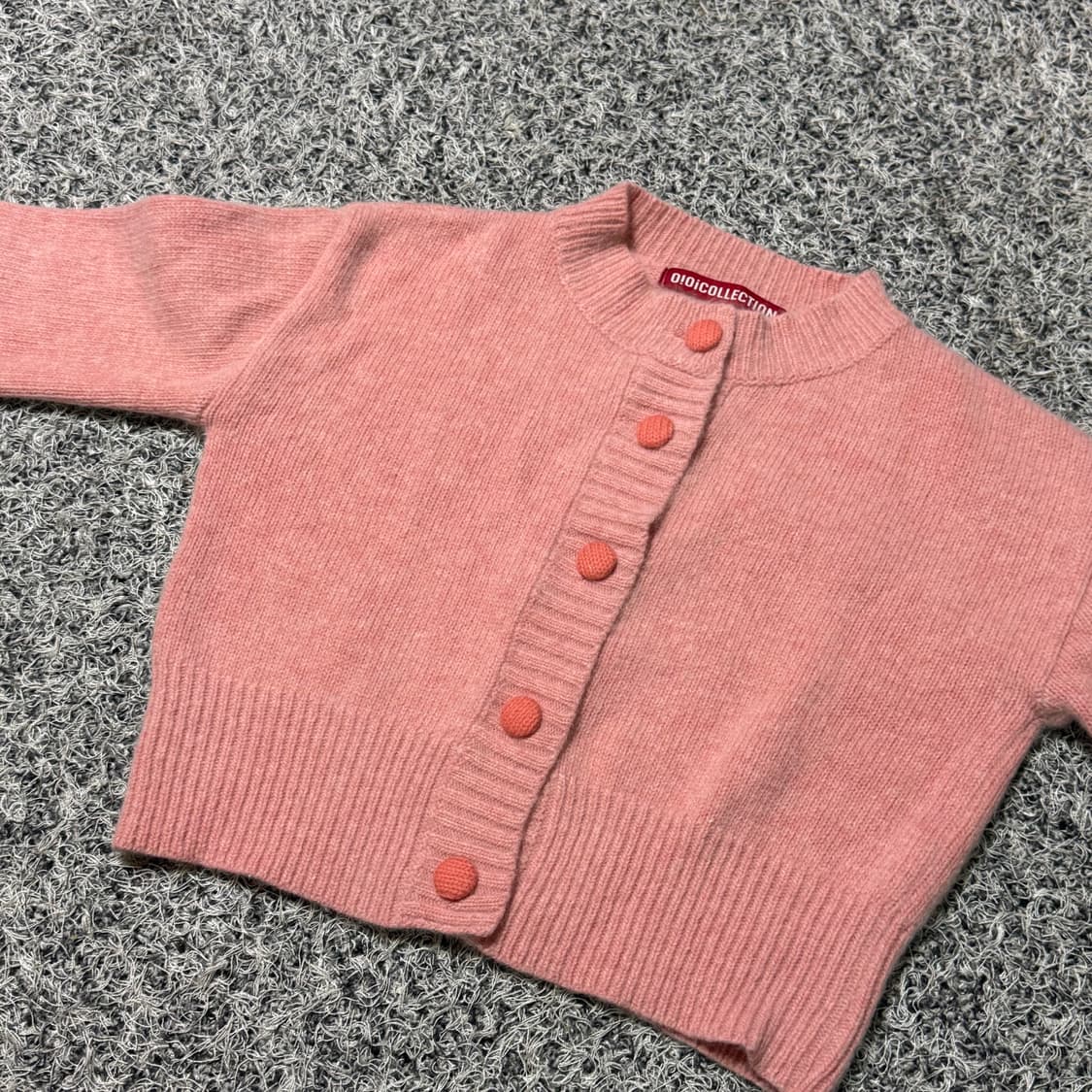 oioi 오아이오아이 핑크 하트 가디건 상품이미지2