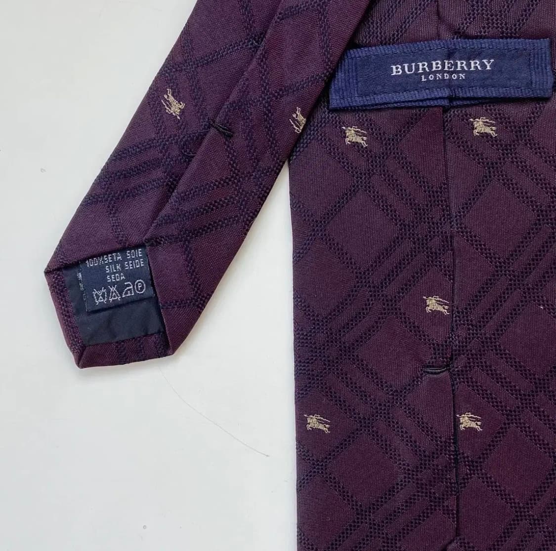 버버리 노바체크 모노그램 명품 정품 넥타이 (Burberry) 상품이미지5