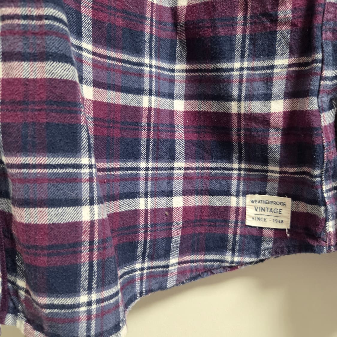 Weatherproof 아메리칸 플란넬 체크 셔츠 L(100) 상품이미지4