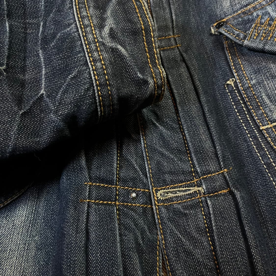 Vintage 빈티지 패치 데님 자켓 상품이미지6