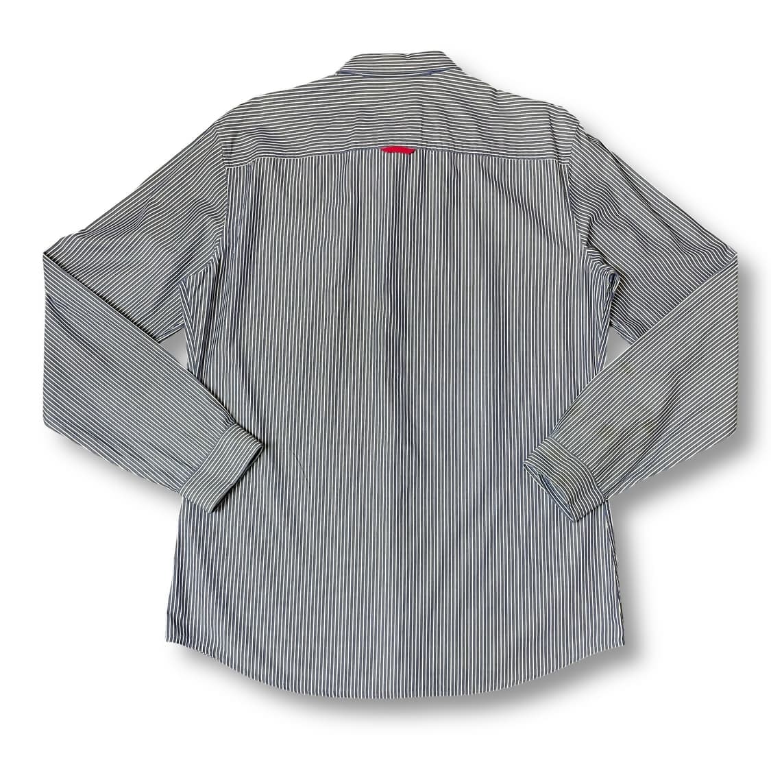 아르마니 익스체인지 스트라이프 슬림 원포켓 긴팔 셔츠 상품이미지2