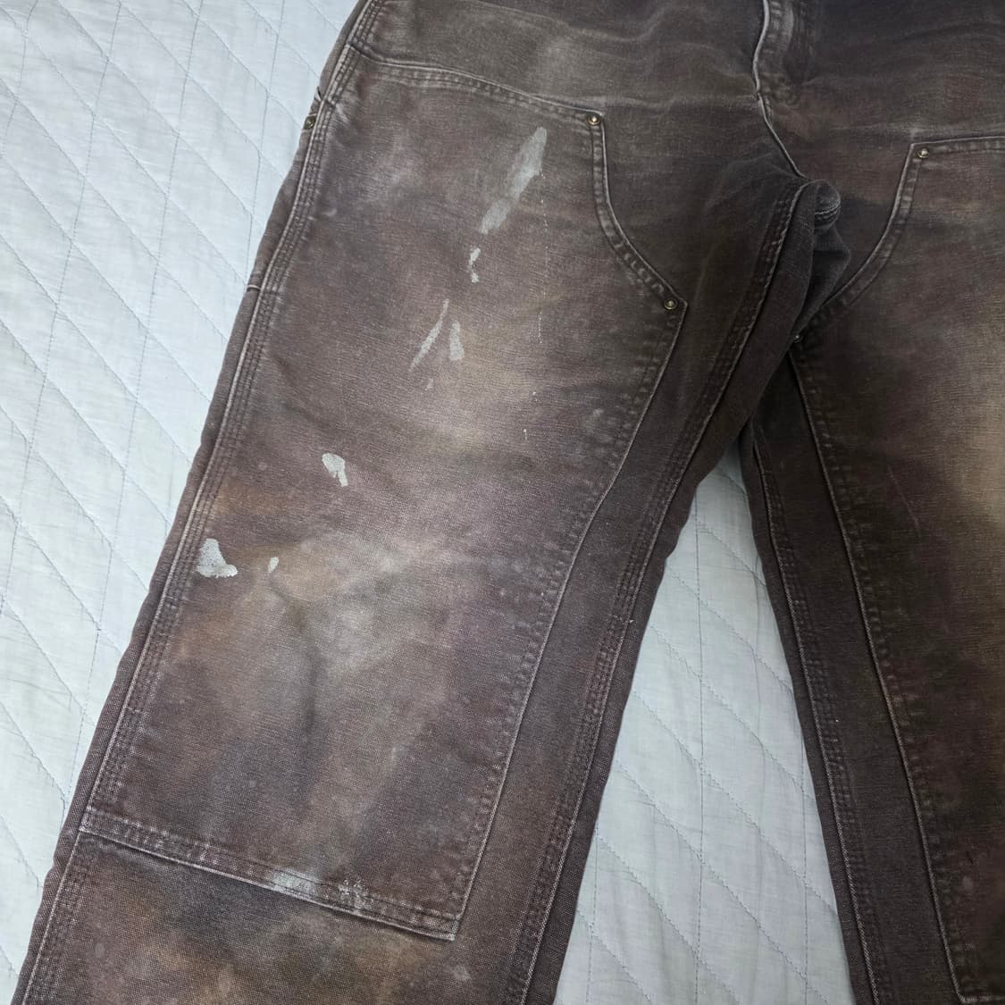 [35X32] 빈티지 칼하트 더블니 DKB 워크팬츠 크레이지 DK2 상품이미지3