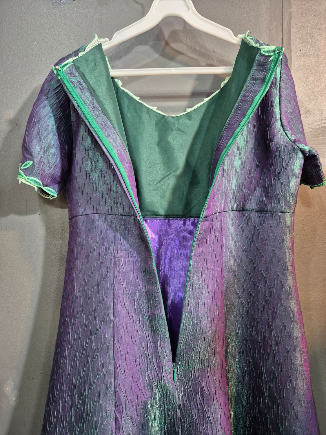 초록 보라 고급  롱드레스 66 77 상품이미지8