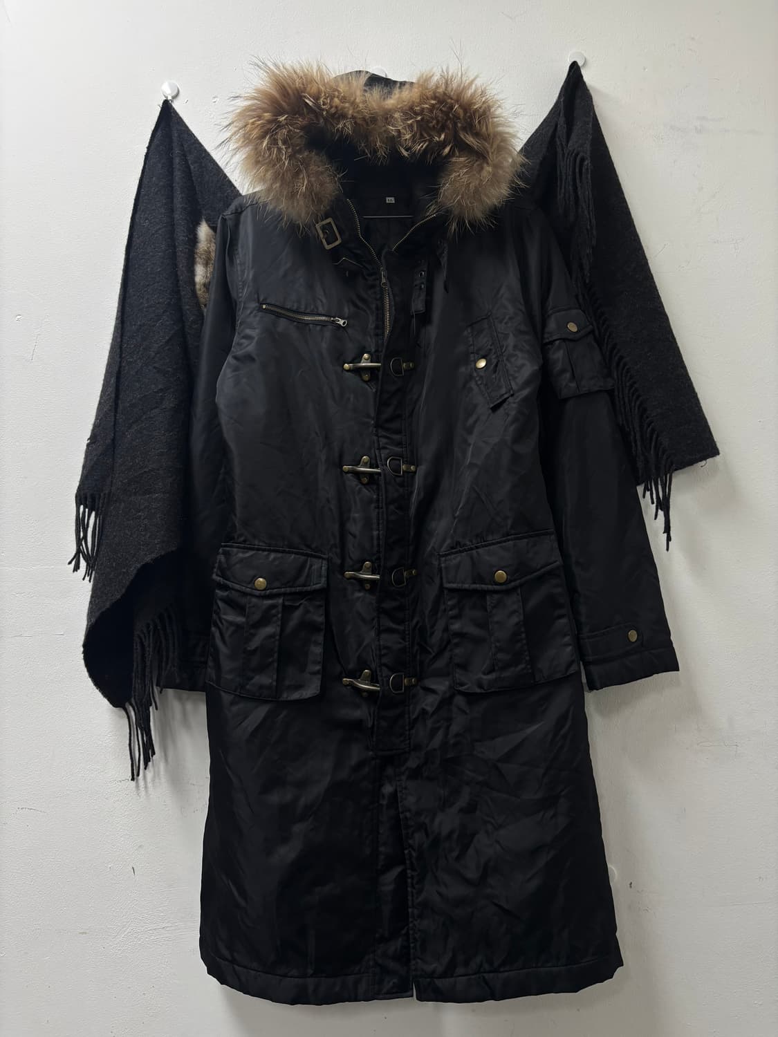 “Vintage”00’s Mood NeckBuckle Long Padde 상품이미지6