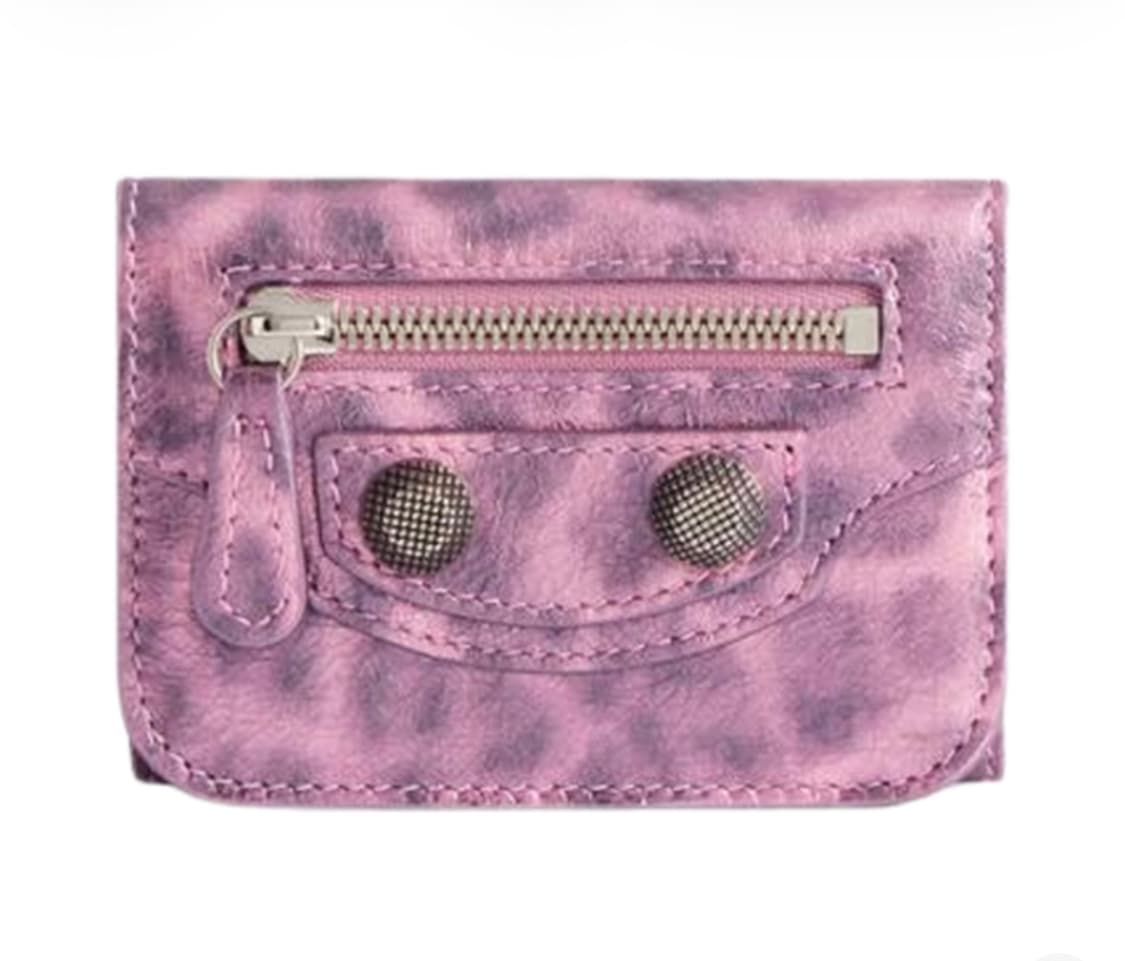 (구해요) 발렌시아가 르카골 지갑 핑크 레오파드 상품이미지1