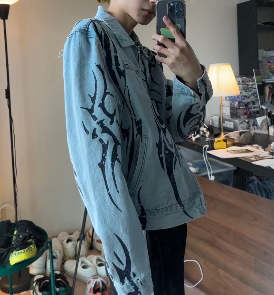 노매뉴얼 데님자켓 M 상품이미지4