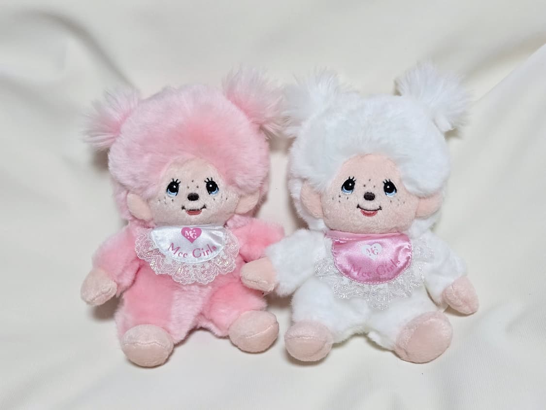 몬치치 미걸 봉제인형 ( 핑크. 화이트) 상품이미지5
