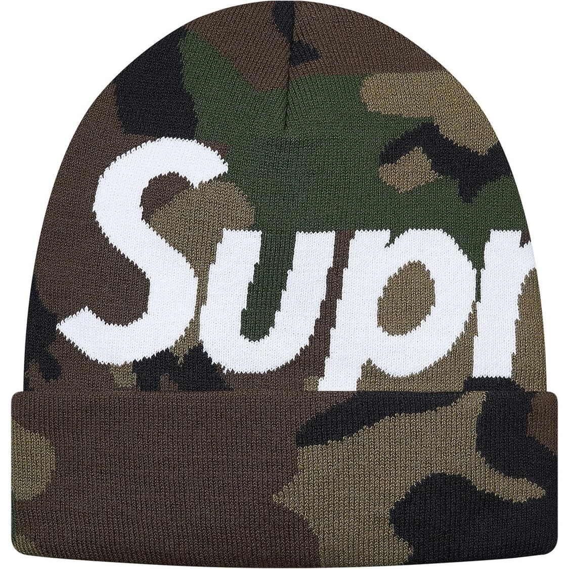 Supreme Big Logo FW17 슈프림 빅로고 비니 카모 상품이미지1