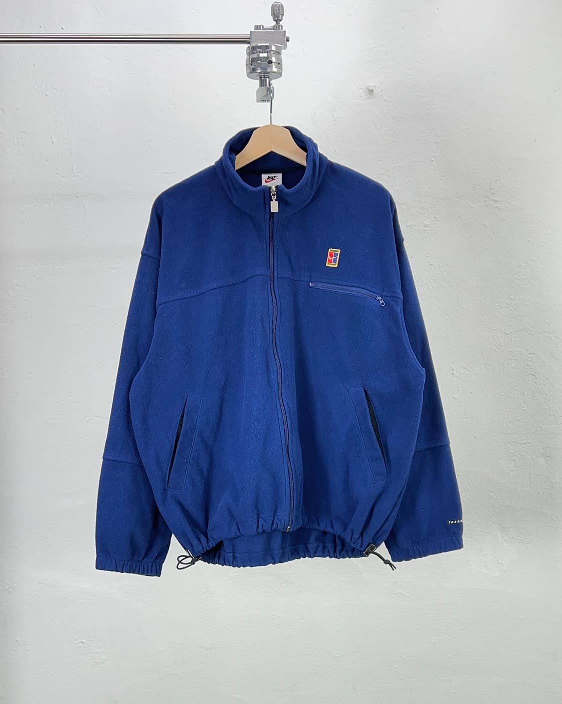 00s 나이키 블루 코트 플리스 풀 집업 자켓 상품이미지1
