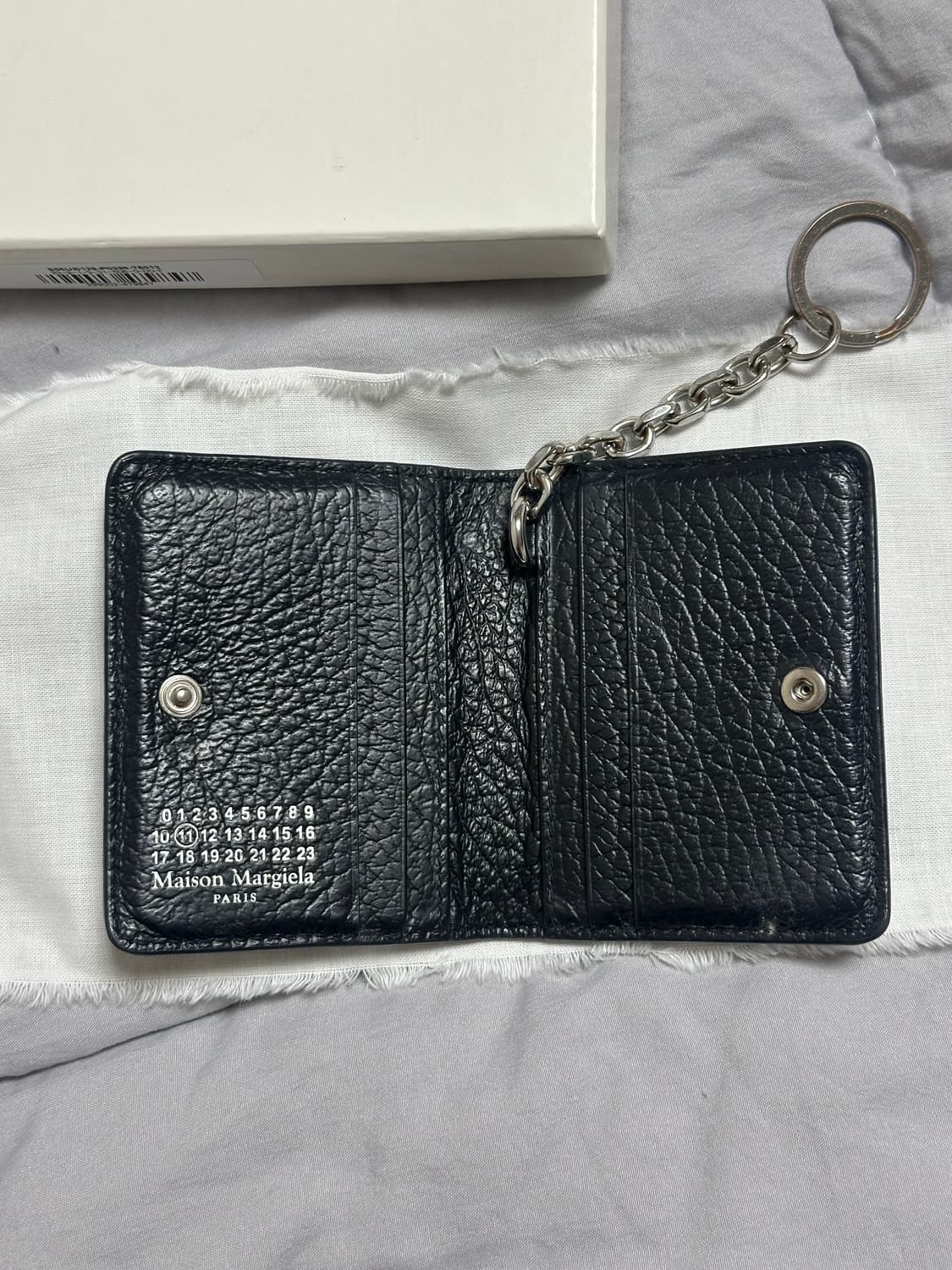 메종 마르지엘라 키링 지갑 블랙 상품이미지3