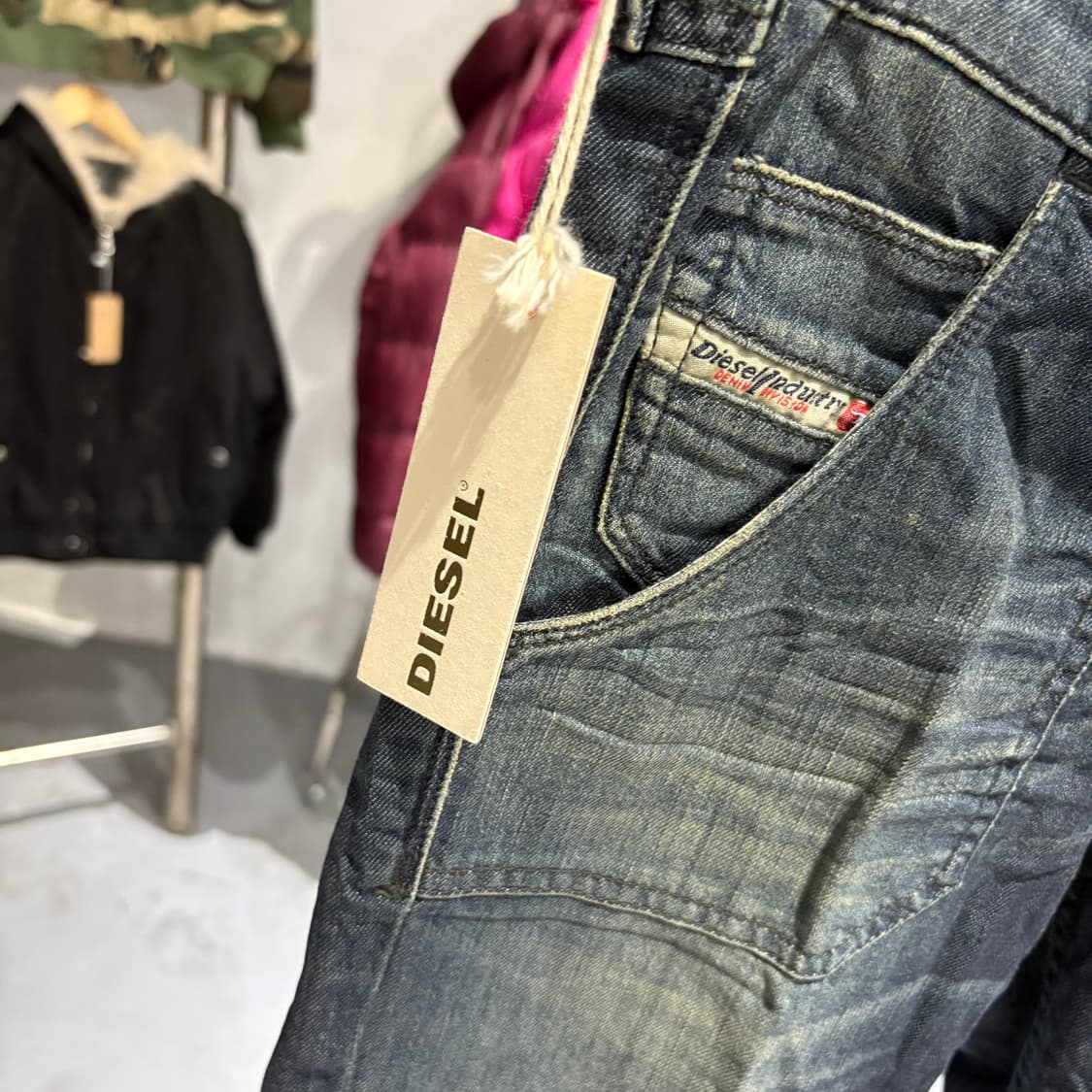 디젤 진 윌키 데님청팬츠 상품이미지2