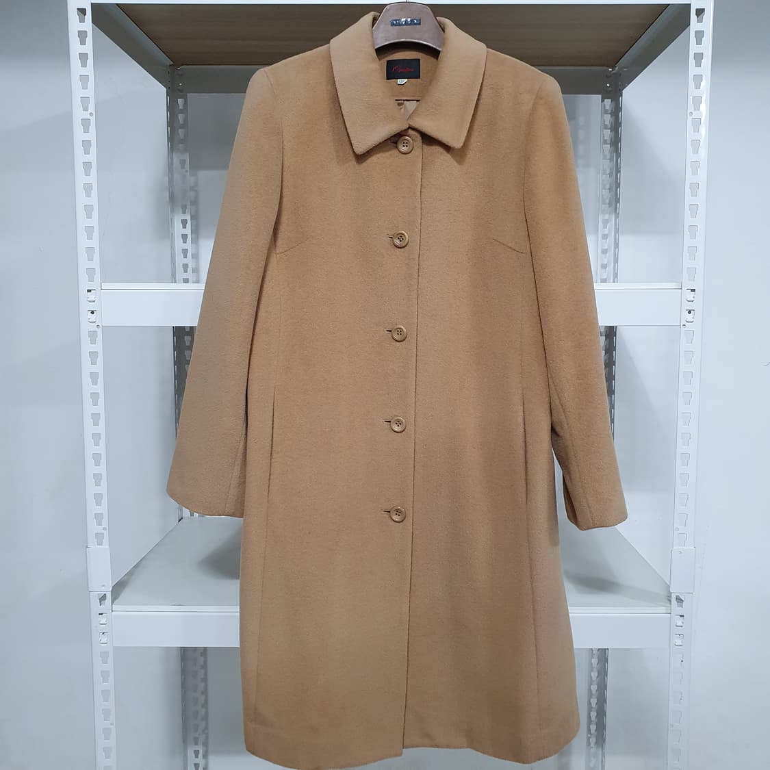 빈티지 램스울 밀크 카라멜 코트 모리걸 올드스쿨 아메카지 상품이미지5