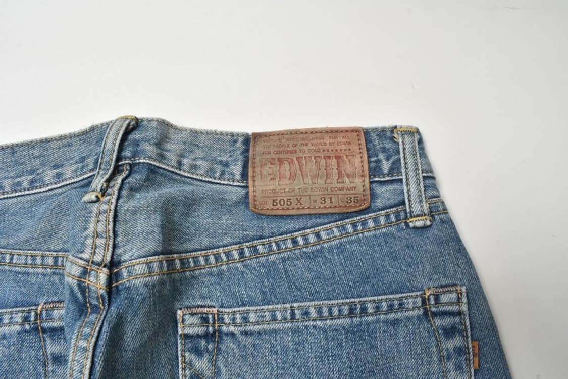 에드윈 505X 셀비지 청바지 데님팬츠 31 N1178 상품이미지9