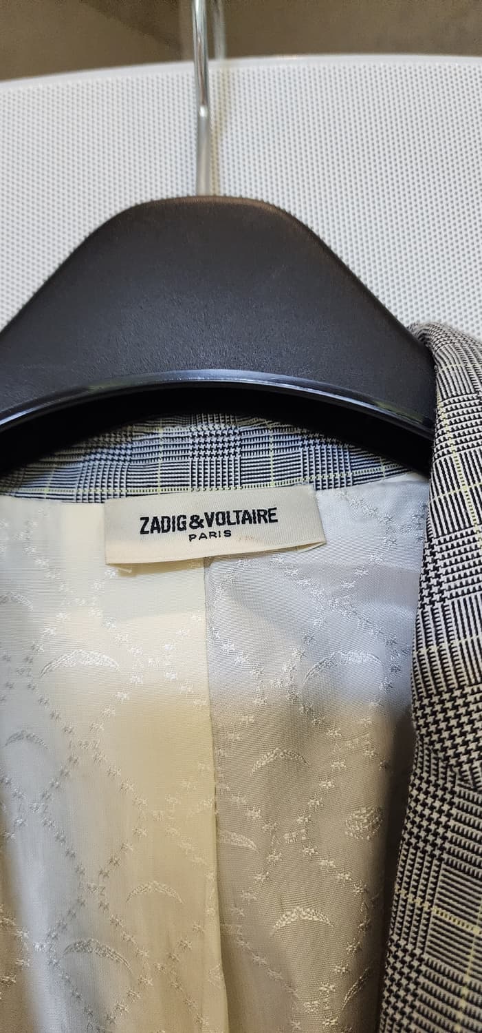 쟈딕앤볼테르 체크 블레이저 S 상품이미지3