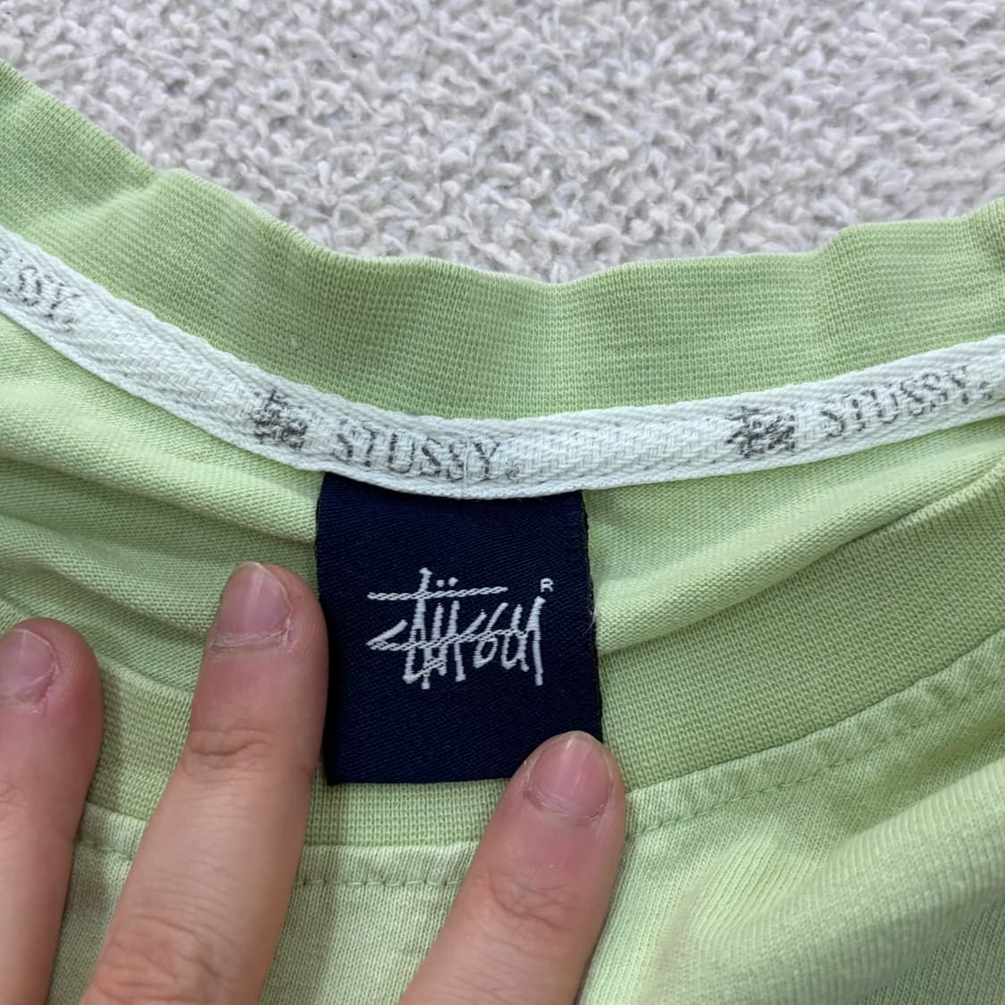 실측확인 빈티지 로고 반팔 티셔츠 0410E 상품이미지3