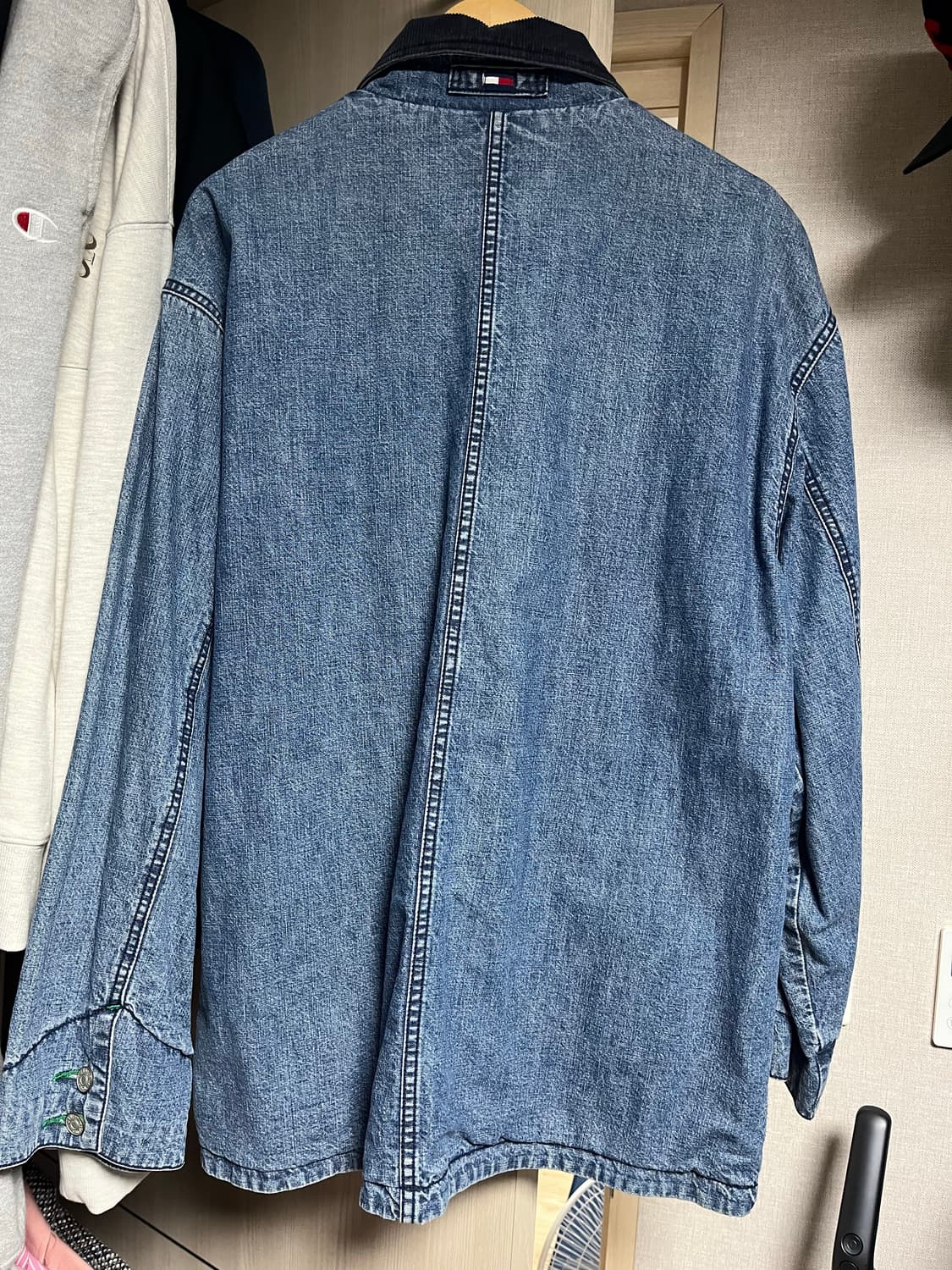 빈티지 타미 청자켓 판매 합니다 상품이미지4