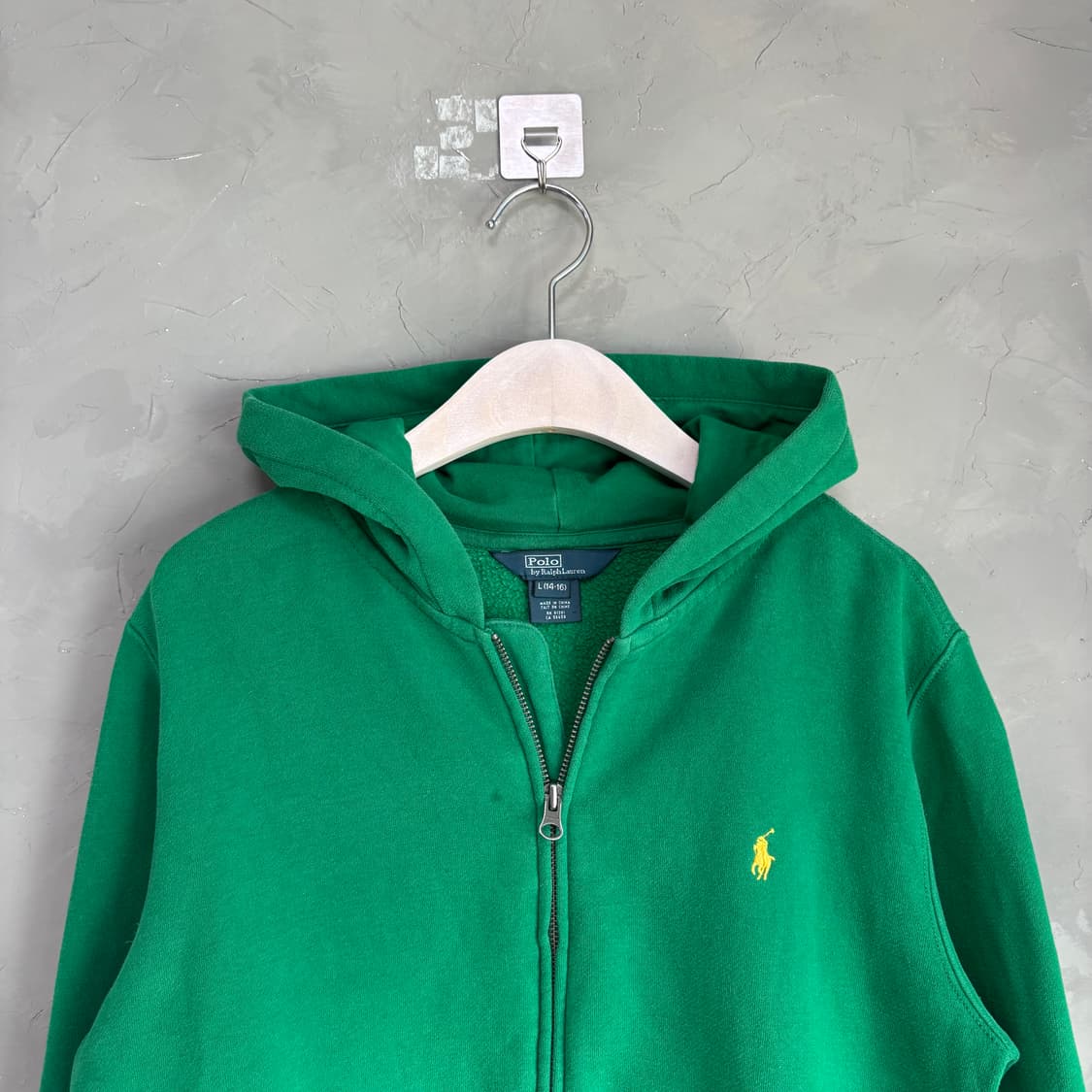 폴로 랄프로렌 후드집업 그린 초록 상품이미지2