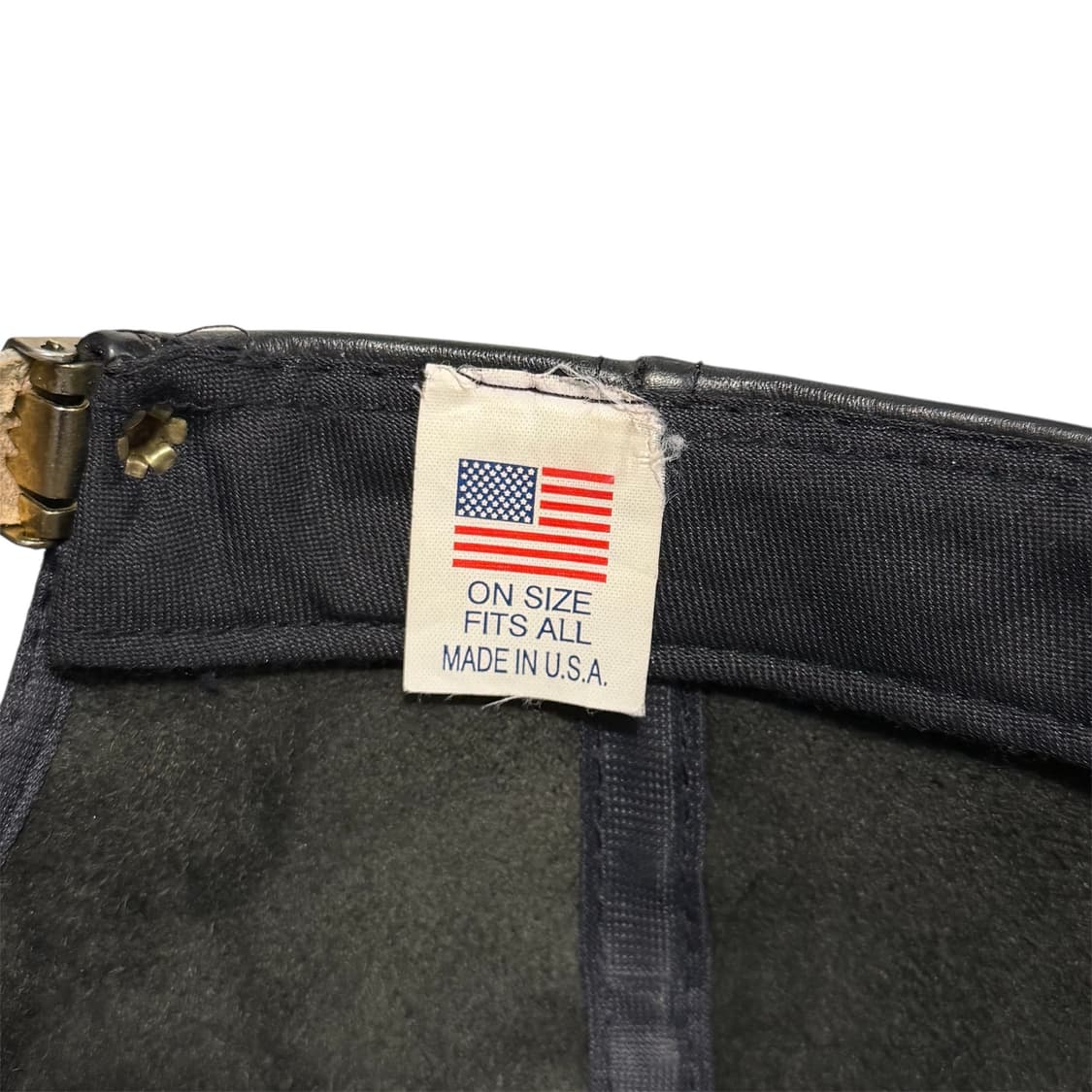 빈티지 90s Yankees 양키스 레더 모자 상품이미지6