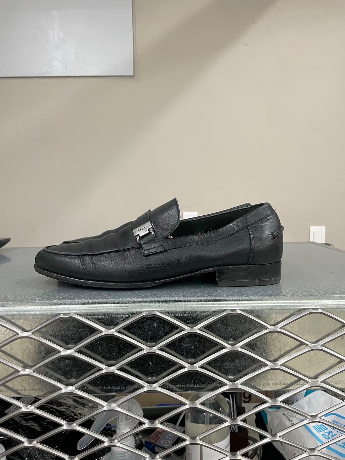 페레가모 레더 로퍼 UK8.5 상품이미지1