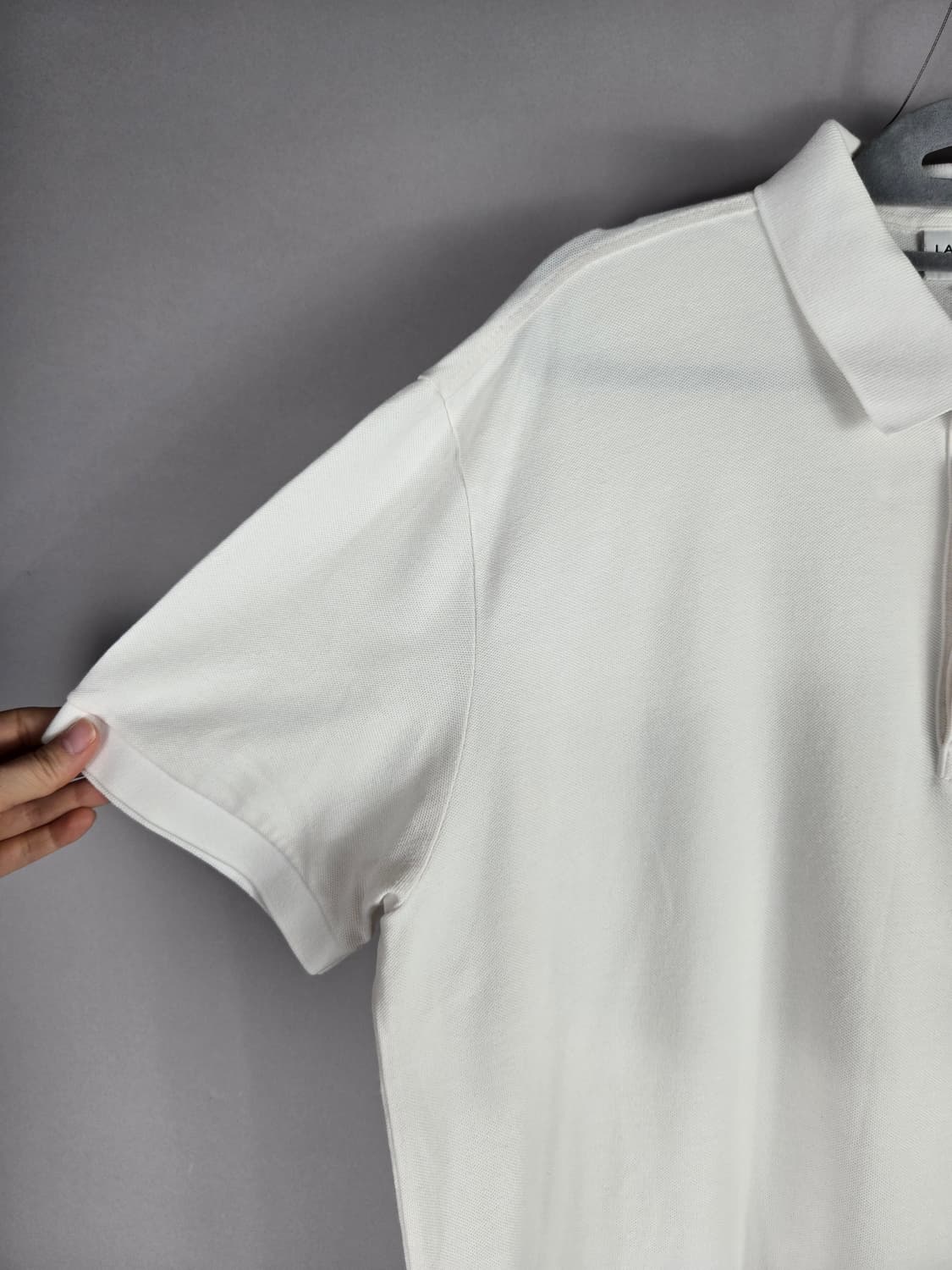 [무료배송]라코스테 110 남성 PK 카라 반팔 티셔츠 XL 카라티 상품이미지4