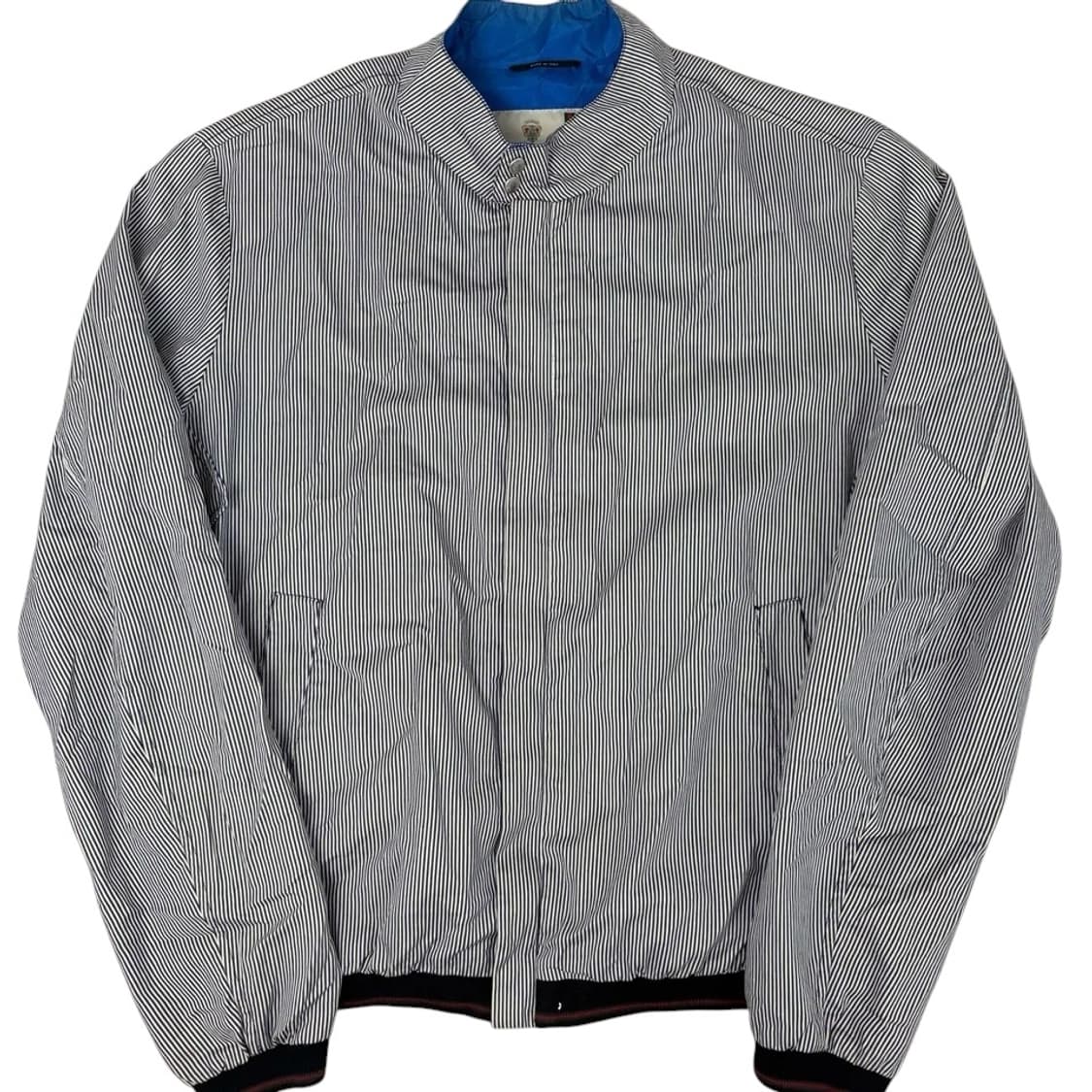 2000s Gucci 블루 스트라이프 라이트 자켓 (M) 상품이미지1