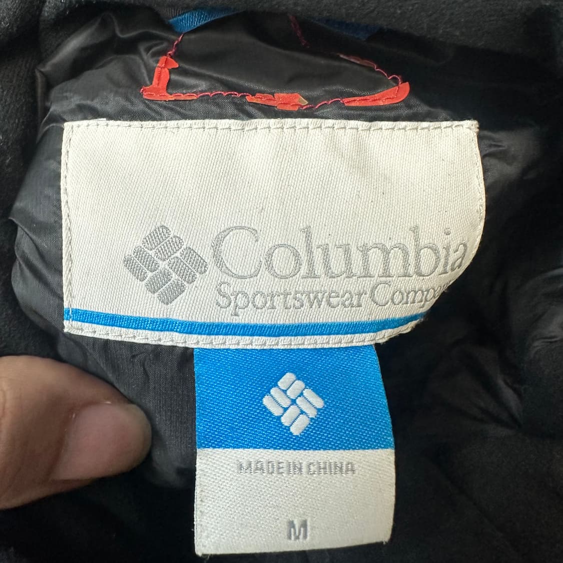 컬럼비아 블랙 나일론경량패딩 M 상품이미지3