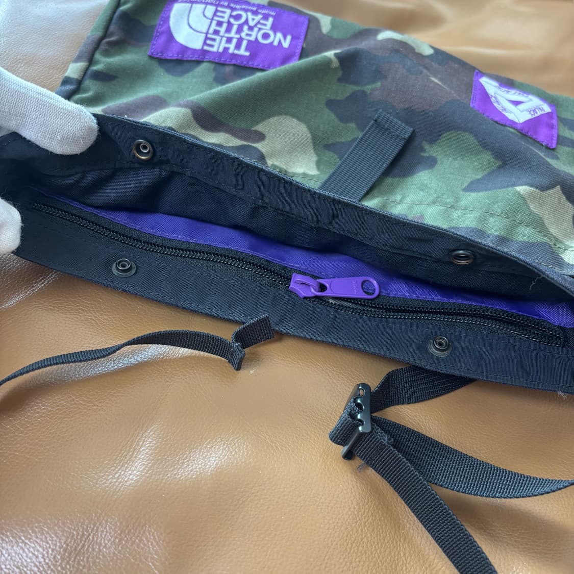 팔라스x노스페이스 퍼플라벨 나나미카 코듀라 카모 샤코슈 크로스백 가방 상품이미지10