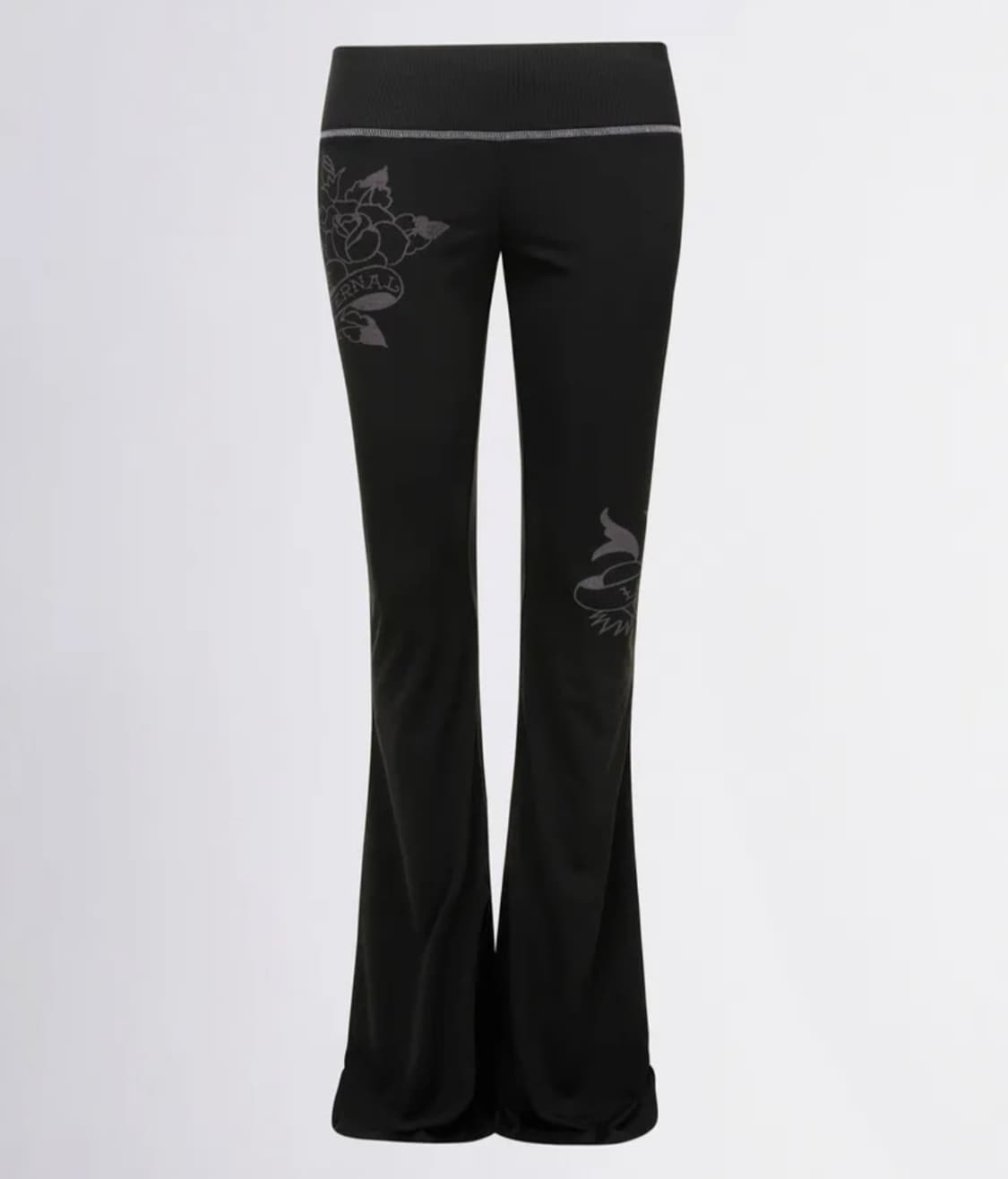 Sculptor X Ed Hardy Flare Track Pants 블랙 상품이미지2