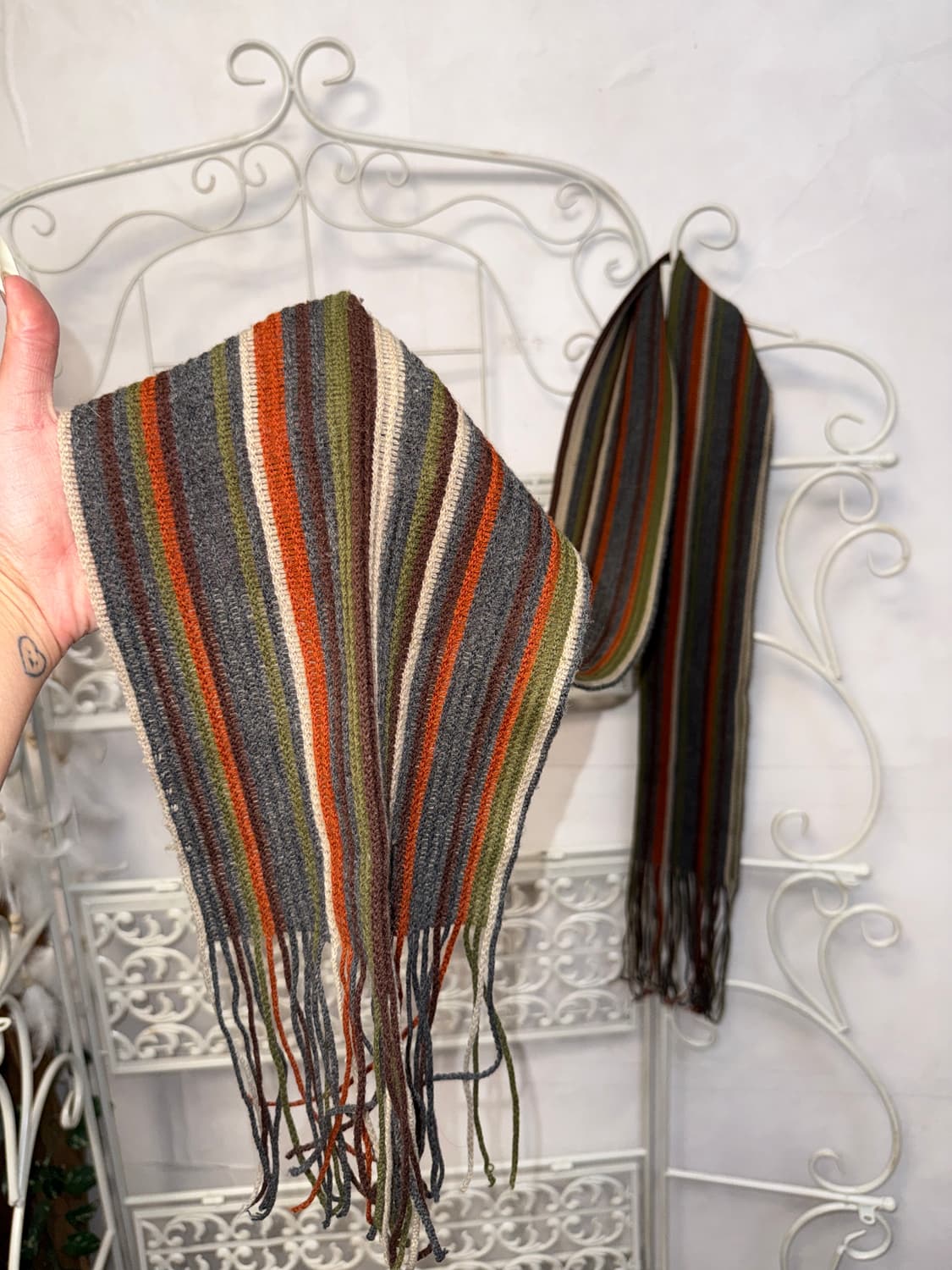Hippie color mix stripe muffler 상품이미지4