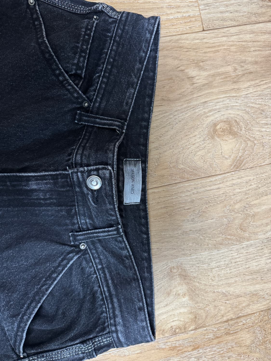 메종미네드 카펜터 팬츠 블랙 상품이미지4